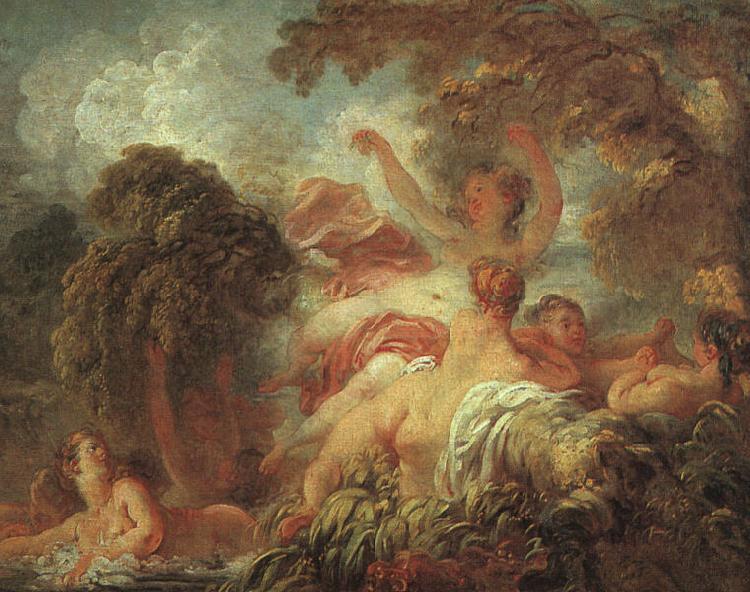 Jean Honore Fragonard The Bathers a oil painting image